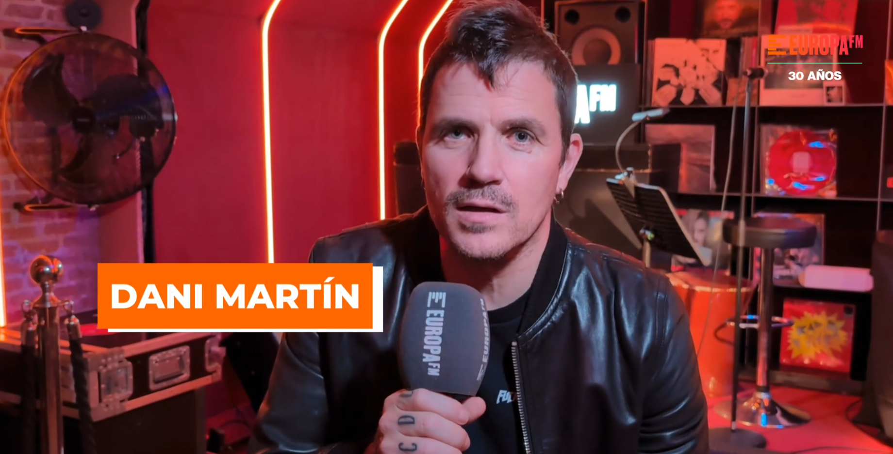Dani Martín felicita a Europa FM por sus 30 años